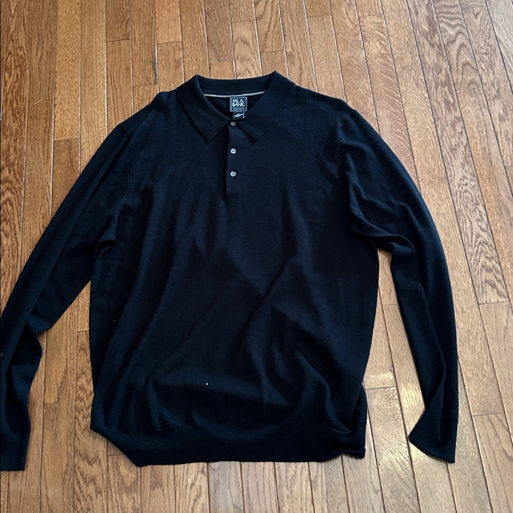 Jos. A. Bank Black Button Down Shirt